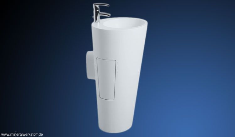 Ausgefallenes Waschbecken für Gäste WC