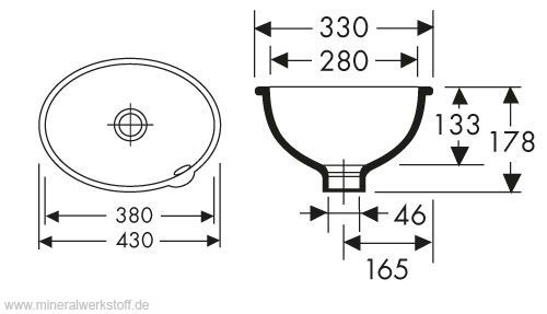 Varicor Becken ModellUBS 7