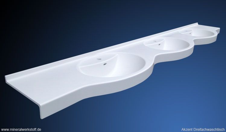 Varicor Waschtisch Akzent Dreifach