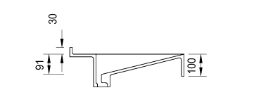 Varicor Waschtisch Model TRIGO Einzel