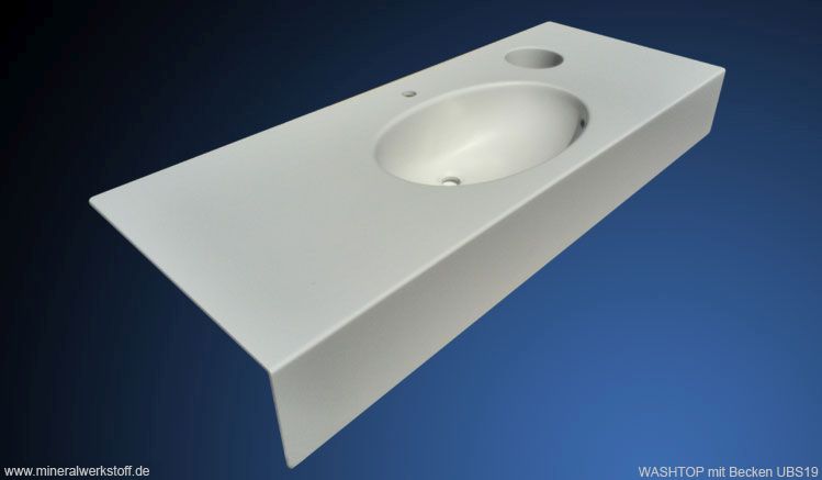 Washtop  Papierabwurfschacht aus Varicor