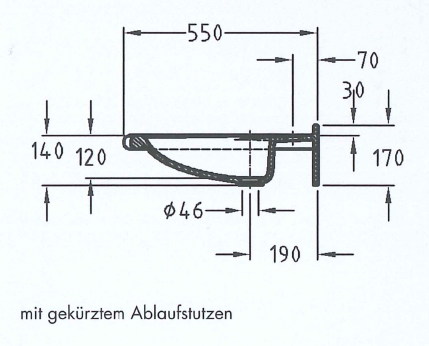 Waschtisch barrierefrei