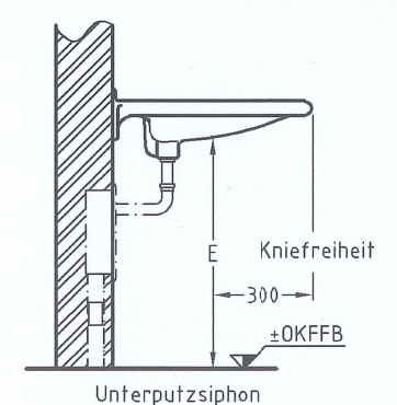 Waschtisch barrierefrei